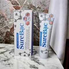 Gel bôi da SureBạc (Tuýp 25g) Gel SureBac giúp làm sạch da, làm dịu da khi bị: rôm sảy, mụn nhọt, viêm da, zona, herpes.