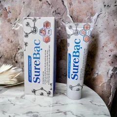 Gel bôi da SureBạc (Tuýp 25g) Gel SureBac giúp làm sạch da, làm dịu da khi bị: rôm sảy, mụn nhọt, viêm da, zona, herpes.