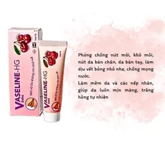 Kem dưỡng môi VASELINE - HG Extra Cherry (Tuýp 12g) Giảm nứt môi, khô môi, nứt gót chân, Làm mềm da giúp da mịn màng