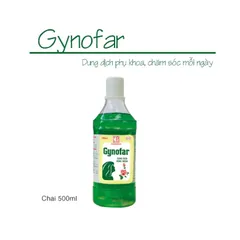 Dung dịch dùng ngoài Gynofar (Chai 500ml) Sát trùng ngoài da, giúp làm sạch và ngăn ngừa nhiễm khuẩn ngoài da.