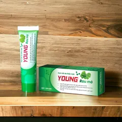 Kem bôi da thảo mộc YOUNG RAU MÁ (Tuýp 20g) Dùng để ngăn ngừa rôm sảy, mẫn ngứa, giảm hăm tã ở trẻ, giúp làm mát dịu da.