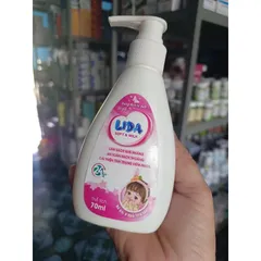 Dung dịch vệ sinh bé gái LIDA Soft & Milk (Chai 70ml) Làm sạch nhẹ nhàng, cải thiện tình trạng viêm ngứa, sạch thoáng.