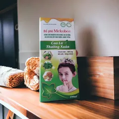 Siro bổ phế Mekobee Cao Lá Thường Xuân (Chai 100ml) Giúp bổ phế, giảm ho, làm ấm hô hấp, giảm ngứa rát họng, đau họng.