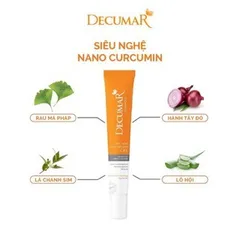 Gel ngừa mụn DECUMAR Advanced (Tuýp 20g) Sạch mụn, kháng khuẩn, mờ thâm, ngừa sẹo, tái tạo da.