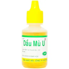 DẦU MÙ U QUANG MINH (Cha 15ml) Dầu Mù U làm mau lành các vết thương, Mau liền da, liền sẹo, bỏng.
