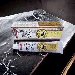 Kem bôi da Phong Liễu Mộc Trà (Tuýp 15g) Chăm sóc và bảo vệ da: lang ben, hắc lào, tay chân miệng, mụn nhọt, ghẻ lỡ…
