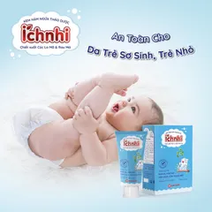 KEM HĂM NGỨA THẢO DƯỢC ÍCH NHI (Tuýp 30g) Giúp làm mát da và làm dịu vùng da bị rôm sảy, hăm tã, chàm sữa, mẫn ngứa.