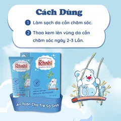 KEM HĂM NGỨA THẢO DƯỢC ÍCH NHI (Tuýp 30g) Giúp làm mát da và làm dịu vùng da bị rôm sảy, hăm tã, chàm sữa, mẫn ngứa.