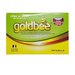 CỐM VI SINH GOLDBEE (Hộp 30 gói) Hỗ trợ giúp bổ sung men vi sinh, Vitamin, Canxi, L-Lysine và Kẽm, Sắt