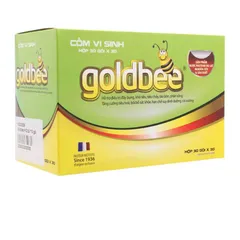 CỐM VI SINH GOLDBEE (Hộp 30 gói) Hỗ trợ giúp bổ sung men vi sinh, Vitamin, Canxi, L-Lysine và Kẽm, Sắt