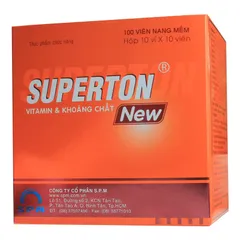 Viên uống bổ sung vitamin và khoáng chất SUPERTON New (Hộp 100 viên) Bồi bổ cơ thể giúp giảm mệt mỏi, suy nhược cơ thể.
