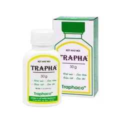Bột khử mùi TRAPHA (Chai 30g) Giúp khử mùi, làm thơm, giảm tiết, làm khô.