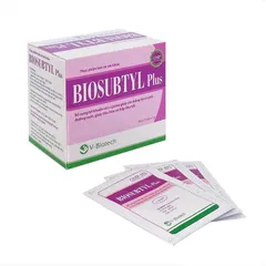 Men vi sinh dạng gói BIOSUBTYL Plus (Hộp 25 gói) Bổ sung lợi khuẩn và Lysine giúp cần bằng hệ vi sinh đường ruột.