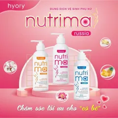 Dung dịch vệ sinh phụ nữ NUTRIMA Russia (Chai 190ml) Giúp làm sạch, khử mùi hôi đem lại cảm giác sạch sẽ, thông thoáng.