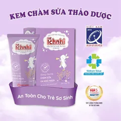 KEM CHÀM SỮA THẢO DƯỢC ÍCH NHI (Tuýp 30g) Giúp làm mềm da và làm dịu vùng da bị chàm sữa, mẩn ngứa, khô da, khó chịu.