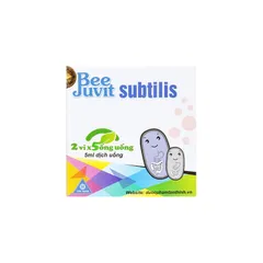 Men vi sinh ống BeeJuvit Subtilis (Hộp 10 ống) Hỗ trợ giảm rối loạn tiêu hóa như tiêu chảy, táo bón, đầy hơi.