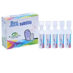 Men vi sinh ống BeeJuvit Subtilis (Hộp 10 ống) Hỗ trợ giảm rối loạn tiêu hóa như tiêu chảy, táo bón, đầy hơi.