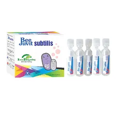 Men vi sinh ống BeeJuvit Subtilis (Hộp 10 ống) Hỗ trợ giảm rối loạn tiêu hóa như tiêu chảy, táo bón, đầy hơi.
