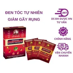 Dầu Gội SHITINSOF HÁN PHƯƠNG - LINH CHI ĐEN TÓC (Hộp 3 gói x 15ml) Bảo vệ nuôi dưỡng tóc đen bóng chắc khỏe tự nhiên