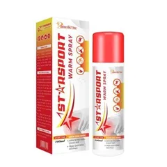 Xịt giảm đau chơi thể thao STARSPORT Warm Spray (Chai 160ml)