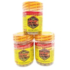 Viên Mật Ong Nghệ Vàng Quang Minh (Chai 120g) Hỗ trợ giảm viêm loét dạ dày tá tràng, đau bụng, khó tiêu.