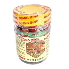 Viên Mật Ong Nghệ Vàng Quang Minh (Chai 120g) Hỗ trợ giảm viêm loét dạ dày tá tràng, đau bụng, khó tiêu.
