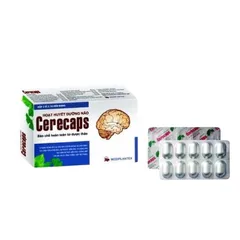 Viên uống dưỡng não Cerecaps (Hộp 30 viên) Hỗ trợ hoạt huyết, giúp giảm đau đầu, hoa mắt, chóng mặt, mất ngủ.