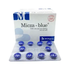 Viên uống Micza Blue PP.Pharco (Hộp 100 viên) Hỗ trợ giúp lợi tiểu và giảm tình trạng tiểu buốt, tiểu rắt, viêm đường tiết niệu