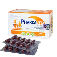 Viên uống Pharkavita Extra Vinaphar (Hộp 60 viên) Hỗ trợ tăng cường sức đề kháng, giảm mệt mỏi và nâng cao sức khỏe.