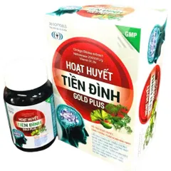 Viên uống Hoạt Huyết Tiền Đình Gold Plus (Chai 30 viên) Hỗ trợ tăng cường tuần hoàn máu não, cải thiện tình trạng đau đầu, mất ngủ