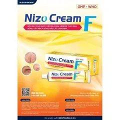 Kem bôi da Nizo Cream F (Tuýp 10g) Giảm rôm sảy, mụn nhọt, nấm da, thủy đậu...