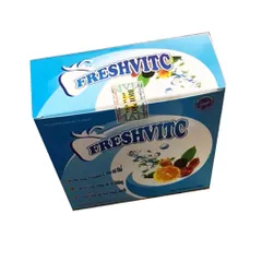 Siro FRESHVITC (Hộp 20 ống) Bổ sung vitamin C giúp tăng cường sức đề kháng, tăng sức bền thành mạch