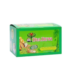Siro ho cảm DUA DEWI (Hộp 12 gói) Hỗ trợ giảm triệu chứng chảy nước mũi, đau đầu, đau họng, mệt mỏi do nhiễm lạnh.