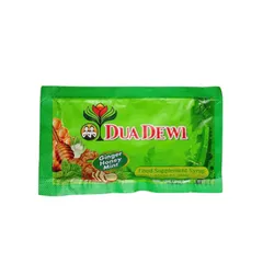 Siro ho cảm DUA DEWI (Hộp 12 gói) Hỗ trợ giảm triệu chứng chảy nước mũi, đau đầu, đau họng, mệt mỏi do nhiễm lạnh.