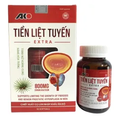 Viên uống Tiền Liệt Tuyến AKO (Chai 30 viên) hỗ trợ hạn chế sự phát triển của u xơ và phì đại tuyến tiền liệt ở nam giới