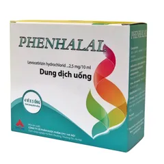 Dung dịch uống PHENHALAL (Hộp 20 ống) Hỗ trợ giảm sổ mũi dị ứng dai dẳng, sổ mũi dị ứng theo mùa và mày đay tự phát.