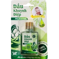Dầu khuynh diệp Mekotra (Chai 28ml) giúp làm ấm cơ thể và giữ ấm cho bé.