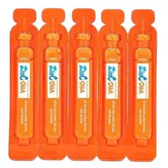 Siro bổ sung kẽm ZinC DHA Kẽm Gluconate (Hộp 20 ống) Hỗ trợ tăng cường hệ miễn dịch, kích thích tiêu hoá giúp bé ăn ngon miệng.