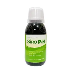 Siro Ho P/H (Chai 120ml) hỗ trợ giảm ho khan, ho có đờm và làm dịu cơn đau rát họng.