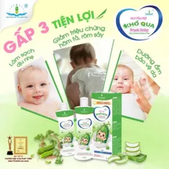 Gel Tắm Gội Khổ Qua Fresh Baby Tâm Dược (Chai 120ml) Lam sạch dịu nhẹ, ngăn ngừa rôm sảy, giúp làn da bé luôn sạch mát
