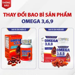 Viên uống HB Healthy Beauty OMEGA 3,6,9 (Hộp 100 viên) Giúp ngăn ngừa nguy cơ xơ vữa động mạch, giúp giảm cholesterol trong máu.
