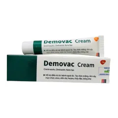 Kem bôi da Demovac Cream (Tuýp 15g) Hỗ trợ các bệnh ngoài da như rôm sảy, mụn nhọt, zona, viêm da, và các vết bỏng nhẹ.