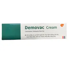 Kem bôi da Demovac Cream (Tuýp 15g) Hỗ trợ các bệnh ngoài da như rôm sảy, mụn nhọt, zona, viêm da, và các vết bỏng nhẹ.