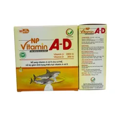 Viên uống NP Vitamin A-D Nature Pharma (Hộp 100 viên) Hỗ trợ cải thiện thị lực, giảm khô mắt, mỏi mắt, giúp chắc xương
