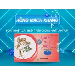 Viên uống HỒNG MẠCH KHANG (Hộp 30 viên) Giúp hoạt huyết, tăng cường lưu thông máu, giúp giảm đau đầu, hoa mắt, chóng mặt, mệt mỏi