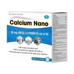 Viên uống Calcium Nano Rostex (Hộp 100 viên) Bổ sung Canxi D3, Omega 3 giúp chắc khỏe xương, tăng chiều cao, ngừa loãng xương