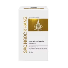 Viên uống đẹp da Sắc Ngọc Khang (Hộp 60 viên) Hỗ trợ cân bằng nội tiết tố, chống lão hoá mạnh, giúp mờ nám và tàn nhang