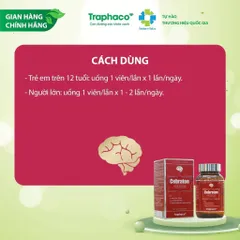 Viên uống Cebraton Premium Traphaco (Hộp 30 viên) Hỗ trợ tăng cường tuần hoàn máu não, giúp giảm đau đầu, chóng mặt, hoa mắt, suy giảm trí nhớ, mất ngủ