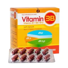 Viên uống Vitamin 3B Gold Phúc Vinh (Hộp 100 viên) hỗ trợ nâng cao sức đề kháng và tăng cường sức khỏe