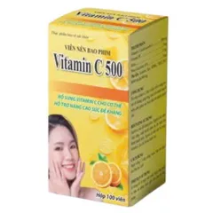 Viên uống Vitamin C 500 Rostex (Hộp 100 viên) hỗ trợ tăng cường sức đề kháng và bổ sung vitamin C cho cơ thể.